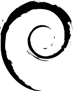 Os Linux Debian Sticker Svg Vector, Free Vectors File